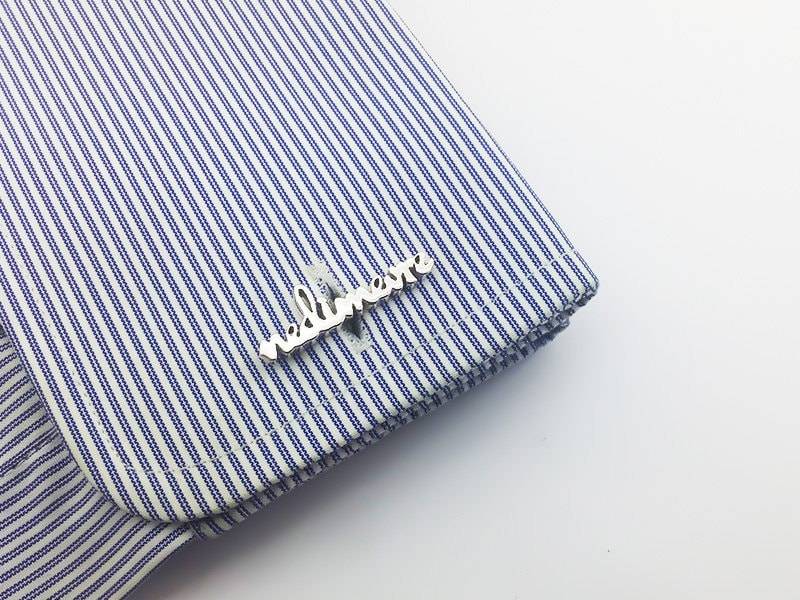 Personalisierte Erste Manschettenknöpfe Sterling Silber Hochzeit, Trauzeugen Geschenk von PersonalCufflinks