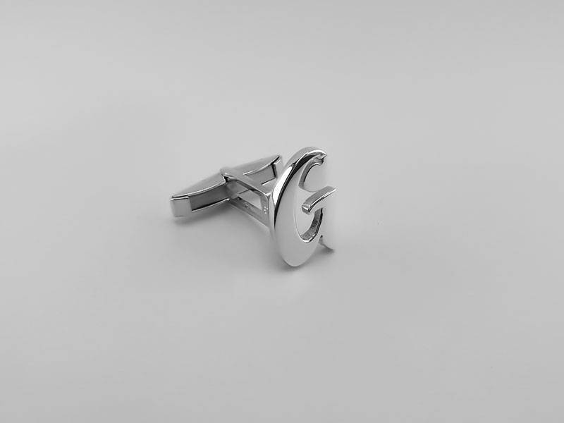 Personalisierte Initial Manschettenknöpfe Sterling Silber Bräutigam Trauzeugen Geschenk von PersonalCufflinks