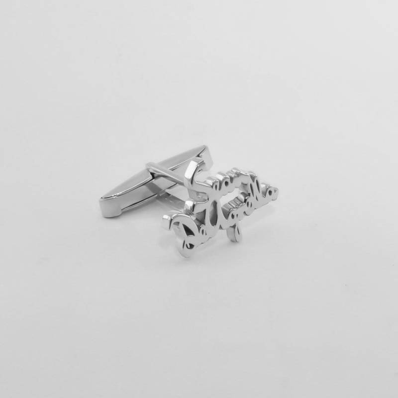Personalisierte Initial Manschettenknöpfe Sterling Silber Bräutigam Trauzeugen Geschenk von PersonalCufflinks