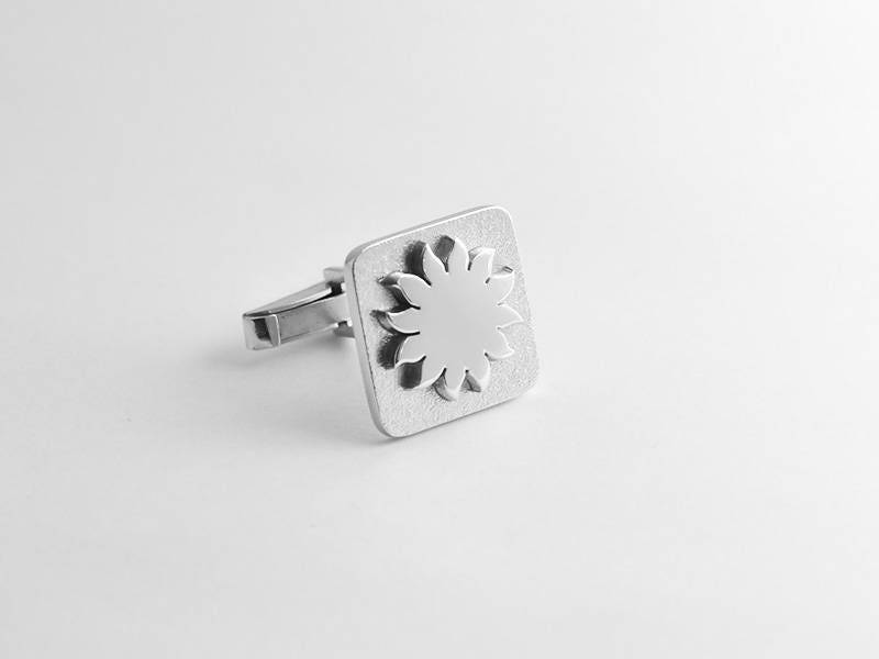 Sonne & Mond Manschettenknöpfe Sterlingsilber Trauzeuge Geschenk von PersonalCufflinks