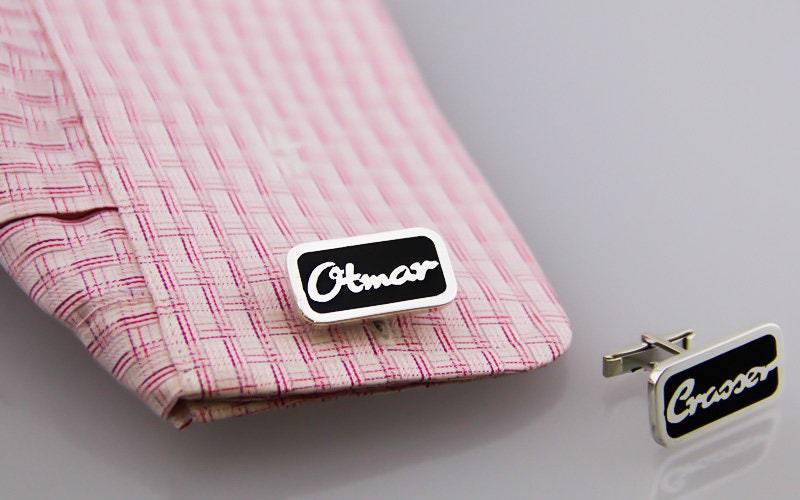 sterling Silber Manschettenknöpfe - Bräutigam Hochzeit von PersonalCufflinks