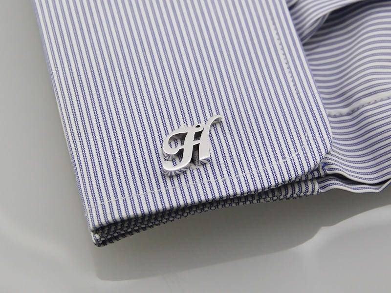 sterling Silber Manschettenknöpfe Personalisiertes Geschenk Für Den Bräutigam von PersonalCufflinks