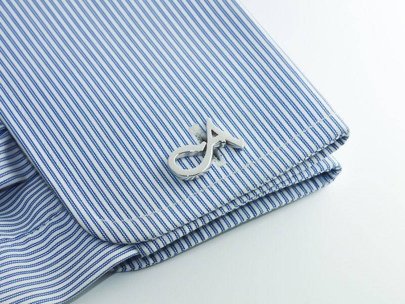 sterling Silber Manschettenknöpfe Personalisiertes Geschenk Für Den Bräutigam von PersonalCufflinks