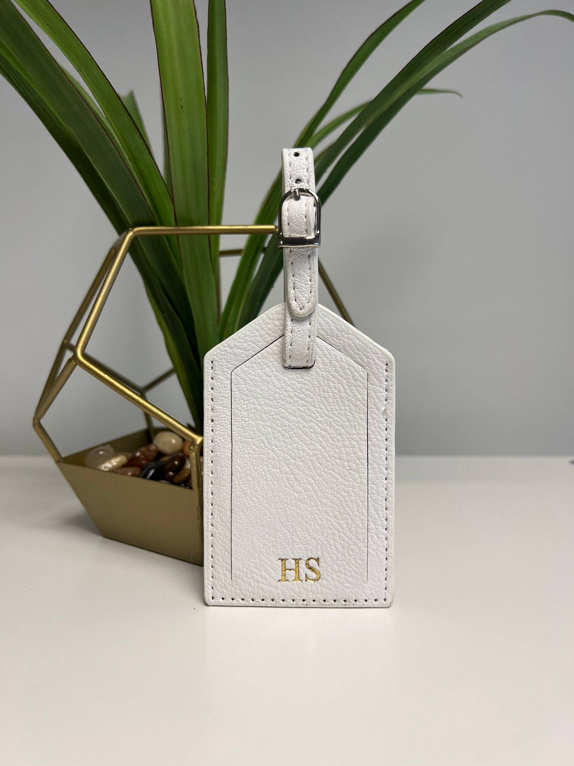 Personalisierter Leder Kofferanhänger Monogramm Reisezubehör Personalisierter Leder Kofferanhänger Monogramm Reisezubehör von PersonalisebyLisa
