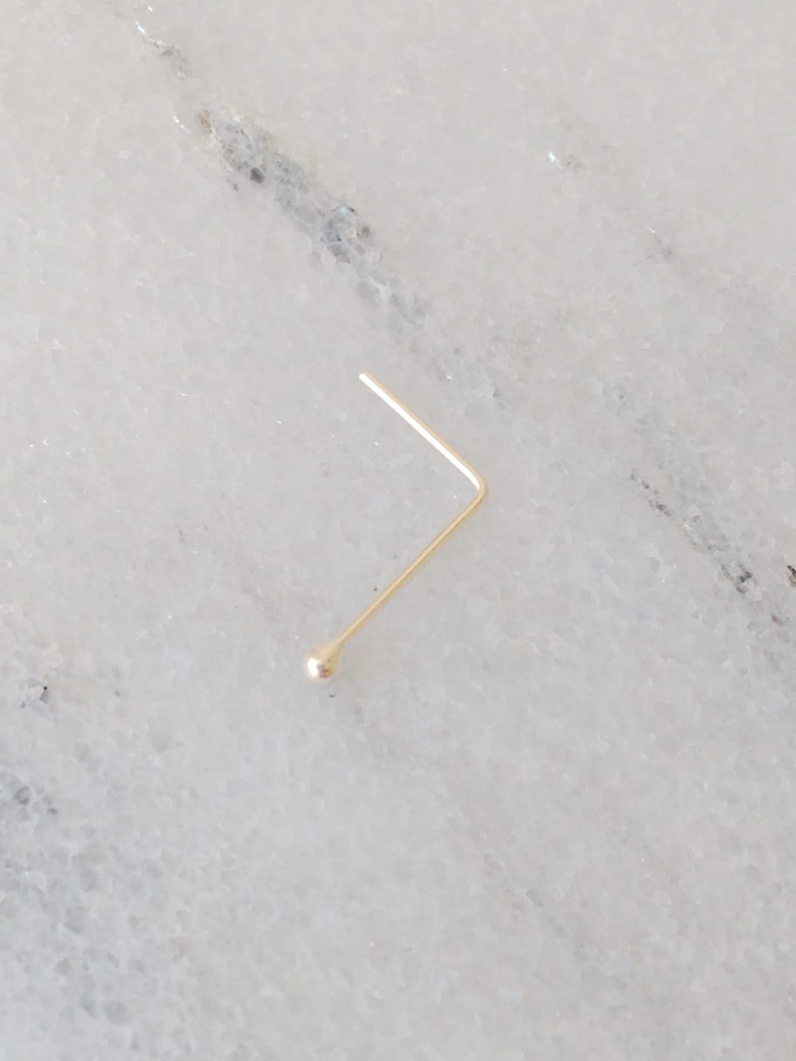 24 Gauge Silber/Dünner Sterling Nasenstecker, Dot Nasenstecker von PersonalisedLayered