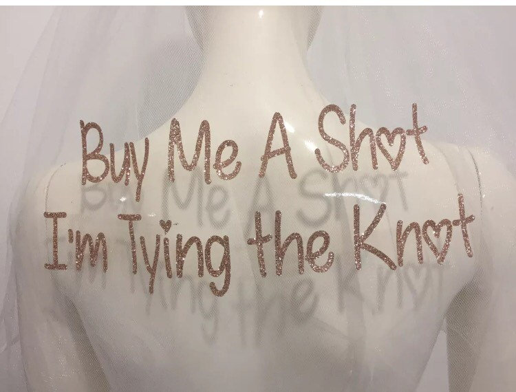 Atemberaubender Personalisierter Schleier, Hochzeit/Junggesellinnenabschied, Braut, Kaufen Sie Mich Einen Schuss | Dummer Hendo Schleier Hen Party von PersonalisedVeil