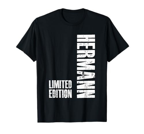 Vornamen Männer Geburtstag Hermann Geschenk für Hermann T-Shirt von Personalisiert Lustiges Geschenk Für Hermann