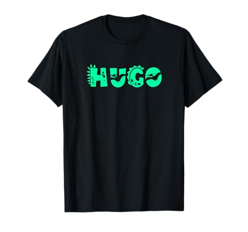 Hugo Personalisierte Jungen Dinosaurier T Rex Niedlich Benutzerdefinierte T-Shirt Hugo Personalisierte Jungen Dinosaurier T Rex Niedlich Benutzerdefinierte T-Shirt von Personalized Custom Apparel For Boys & For Girls