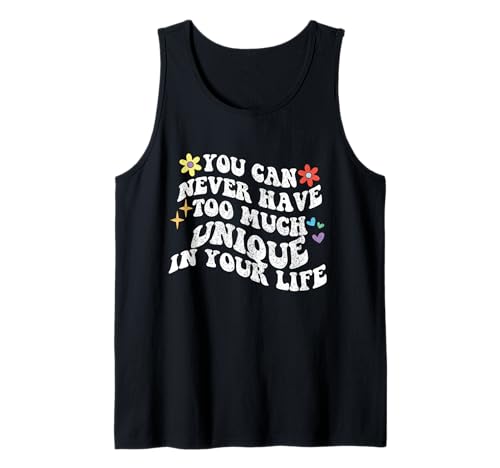 Retro-Groovy, Einzigartiges kann man in seinem Leben nie genug haben Tank Top von Personalized First Name outfit For Women