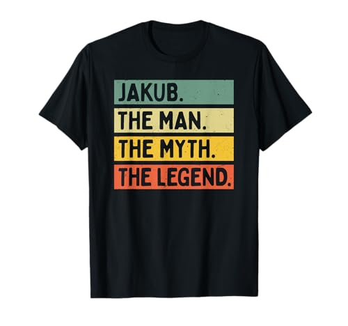 Jakub The Man The Myth The Legend Lustiges personalisiertes Zitat T-Shirt Jakub The Man The Myth The Legend Lustiges personalisiertes Zitat T-Shirt von Personalized Gift Ideas Jakub