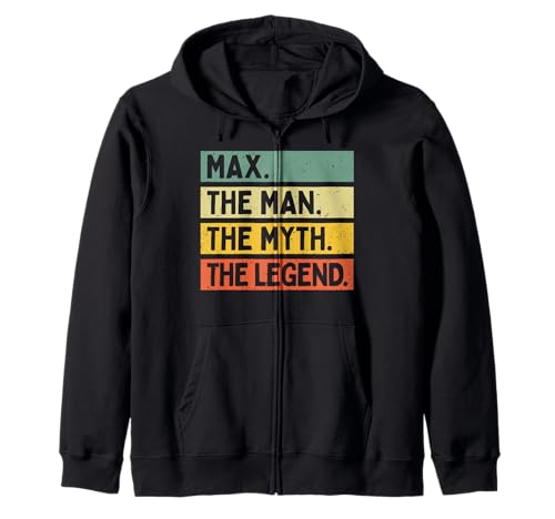 Max The Man The Myth The Legend Lustiges Zitat Kapuzenjacke Max The Man The Myth The Legend Lustiges Zitat Kapuzenjacke von Personalized Gift Ideas Max
