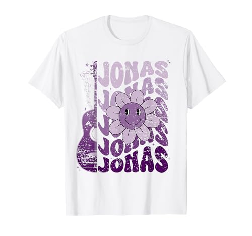Jonas Vorname I Love Jonas Girl Groovy 80's Vintage T-Shirt Jonas Vorname I Love Jonas Girl Groovy 80's Vintage T-Shirt von Personalized Jonas Groovy Vintage Apparel