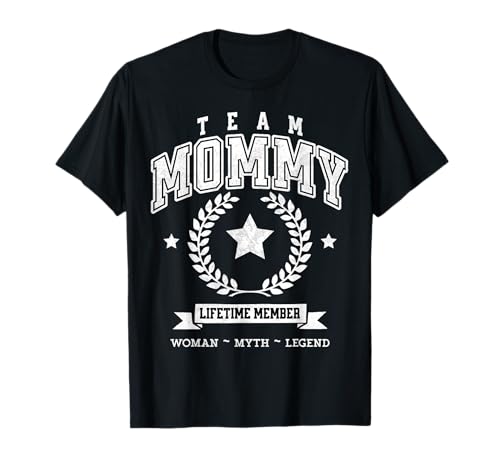 Team Mommy Lifetime Mitgliedsname Mama Support Muttertag T-Shirt Team Mommy Lifetime Mitgliedsname Mama Support Muttertag T-Shirt von Personalized Legends Co., Mommy Chapter