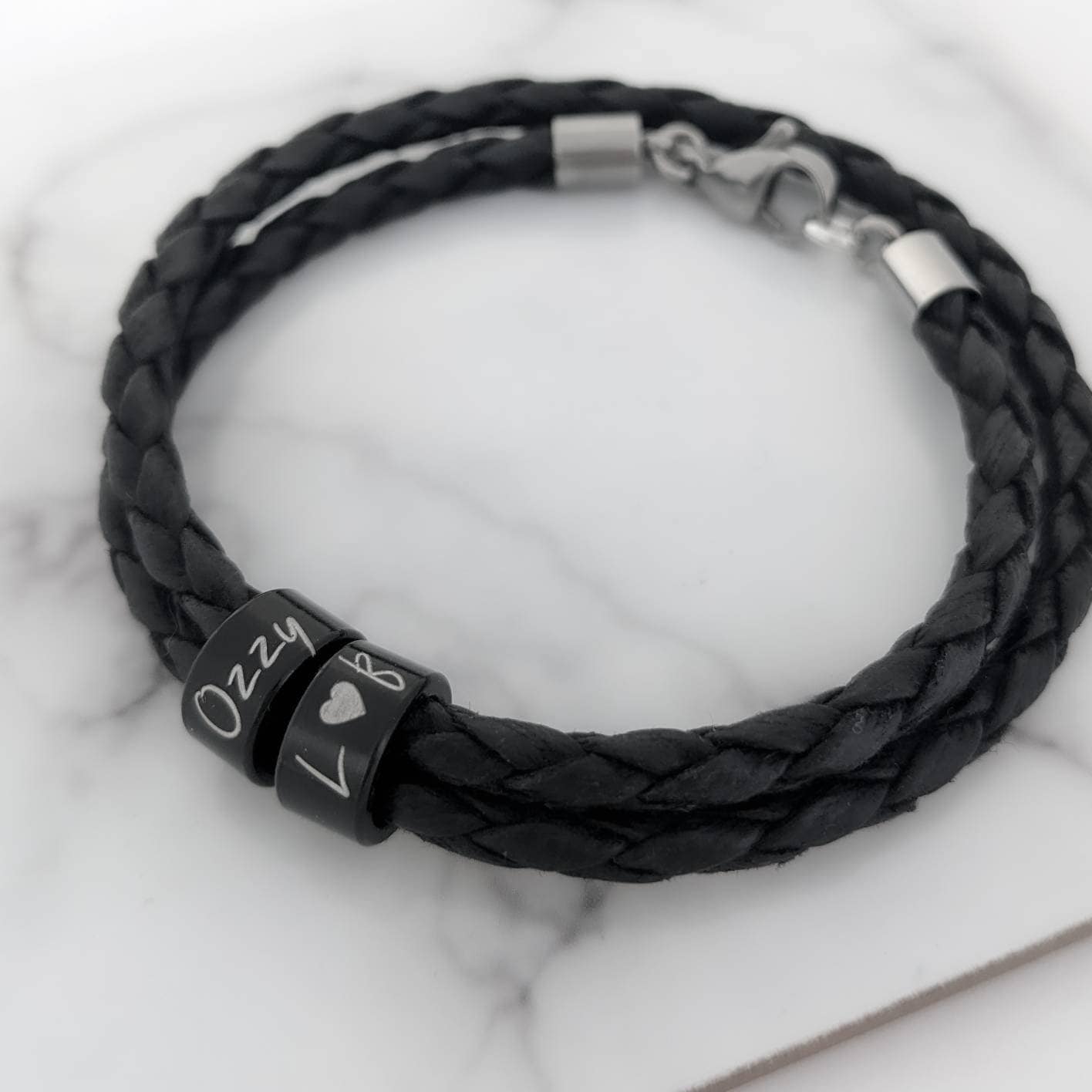 Armband Personalisiert, Geschenke Für Männer, Geschenk Geburtstagsgeschenk Jungen, Mutter Sohn, Freund von PersonalizedTreazure