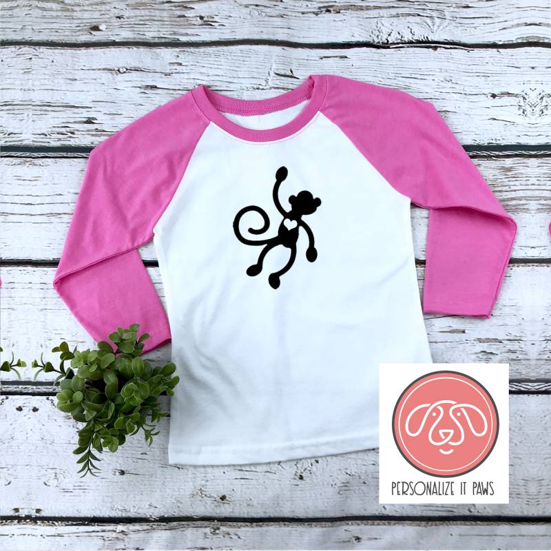 Affe Jugendshirt Affe Jugendshirt von Personalizeitpaws
