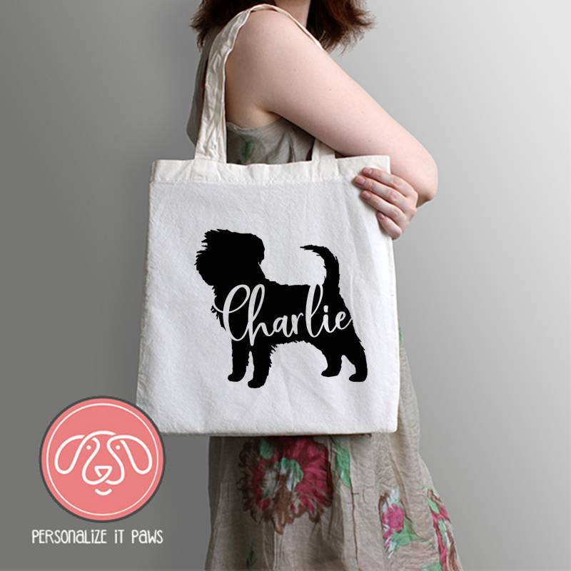 Affenpinscher Einkaufstasche Affenpinscher Einkaufstasche von Personalizeitpaws