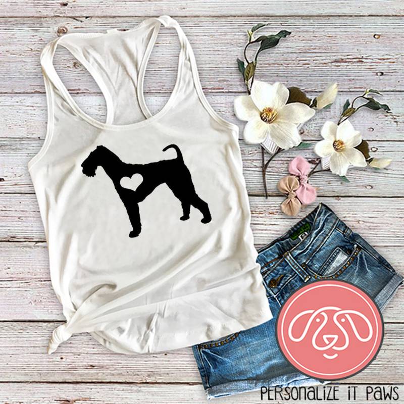 Airedale Terrier Dog Mom Damen Tank Top von Personalizeitpaws