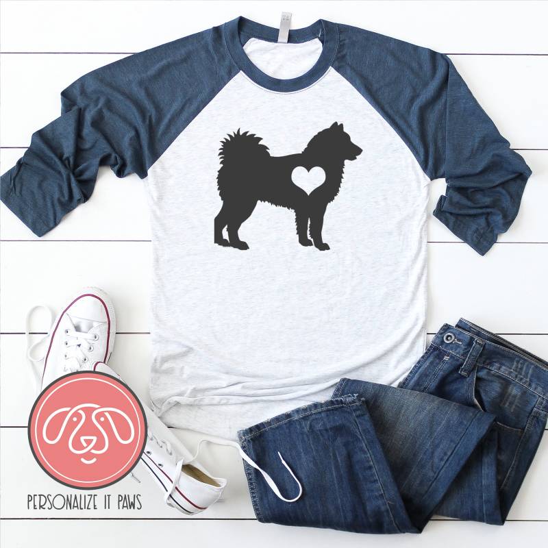 Alaska Malamut Raglan von Personalizeitpaws