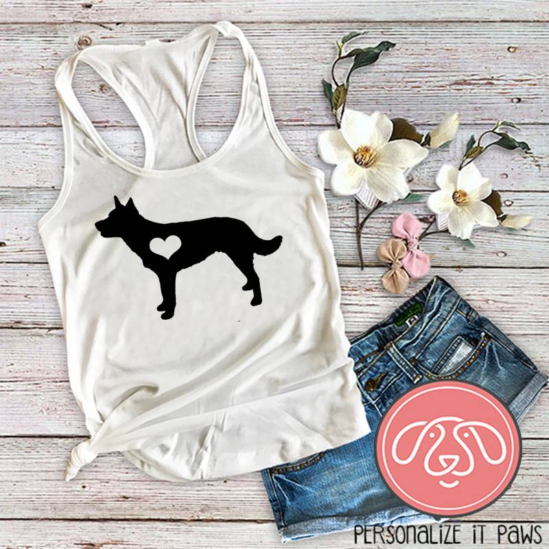 Australian Kelpie - Dog Mom Damen Tank Top von Personalizeitpaws