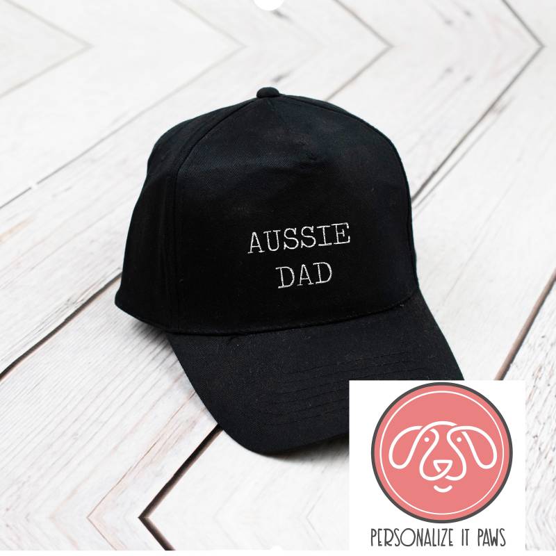 Australian Shepherd Dad-Hut "Aussie"." Australian Shepherd Dad-Hut "Aussie"." von Personalizeitpaws