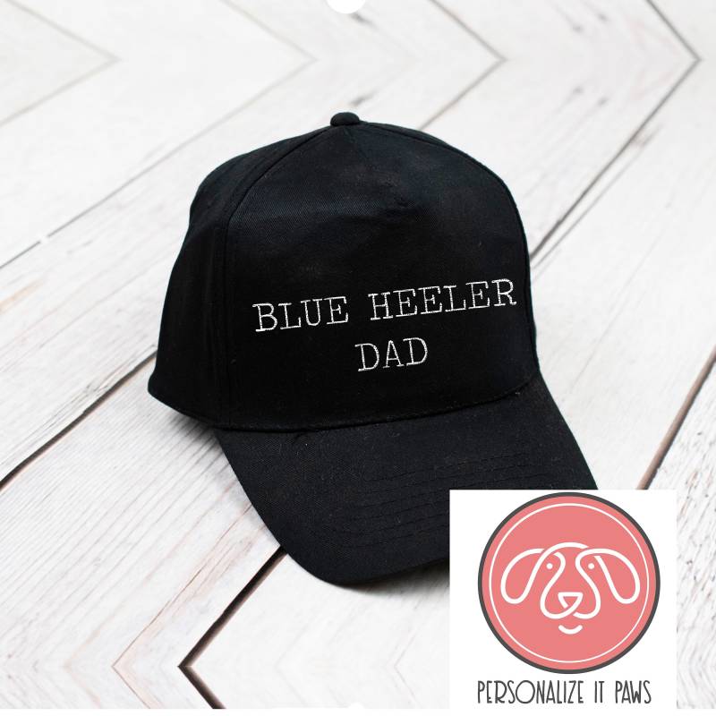 Blaue Heeler Dad Hat von Personalizeitpaws