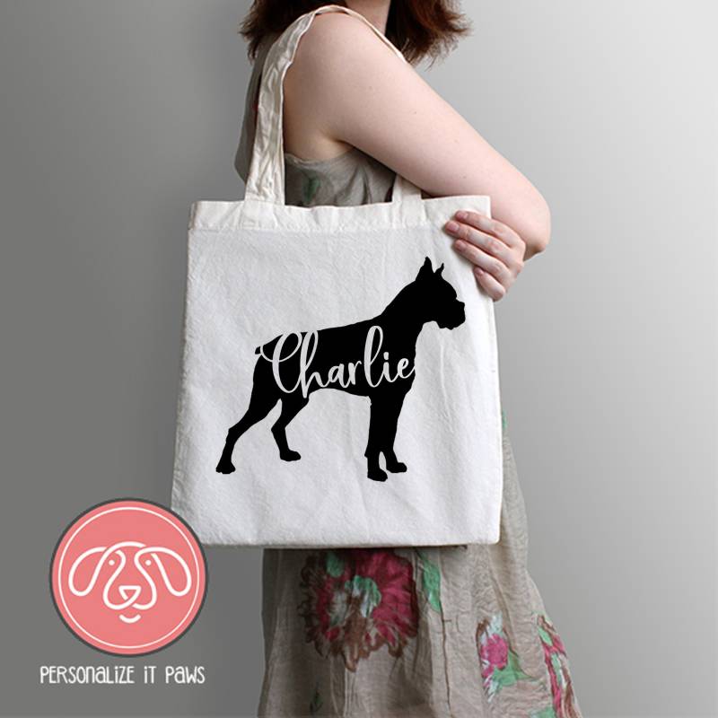 Boxer Tote Bag Boxer Tote Bag von Personalizeitpaws