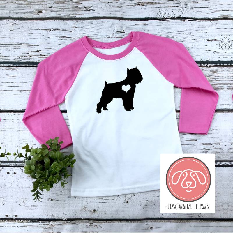 Brüssel Griffon Jugendshirt Brüssel Griffon Jugendshirt von Personalizeitpaws