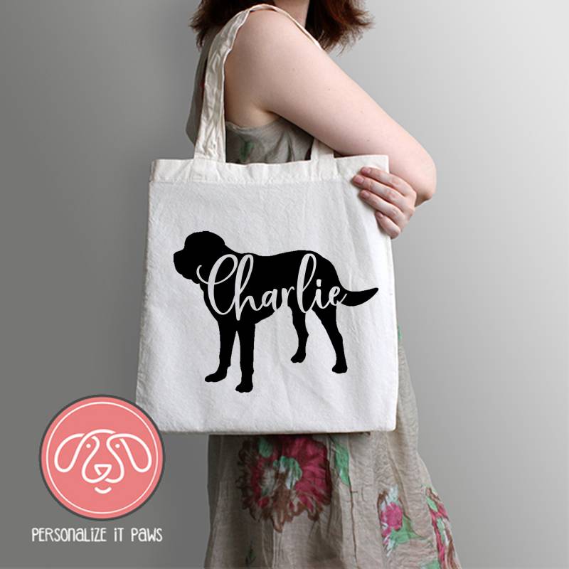 Bullmastiff Einkaufstasche Bullmastiff Einkaufstasche von Personalizeitpaws