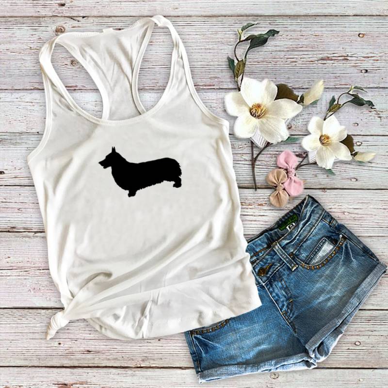 Corgis Dog Mom Damen Tank Top von Personalizeitpaws