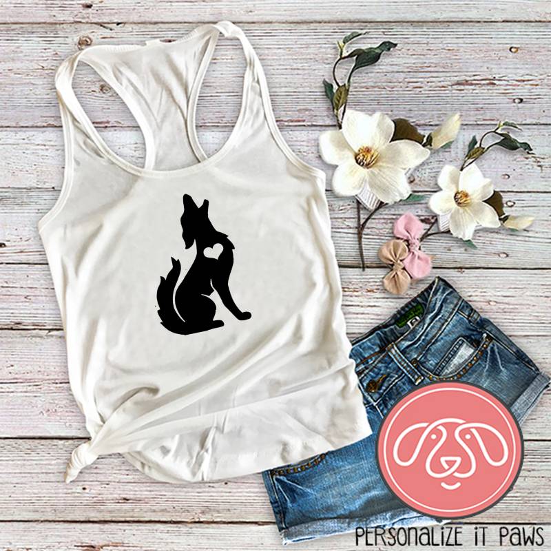 Coyote Damen Tank Top von Personalizeitpaws