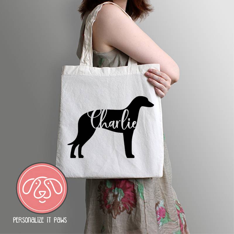 Deerhound Einkaufstasche Deerhound Einkaufstasche von Personalizeitpaws