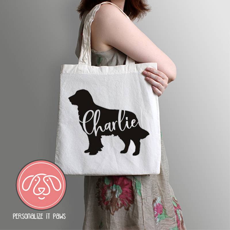 Golden Retriever Einkaufstasche Golden Retriever Einkaufstasche von Personalizeitpaws