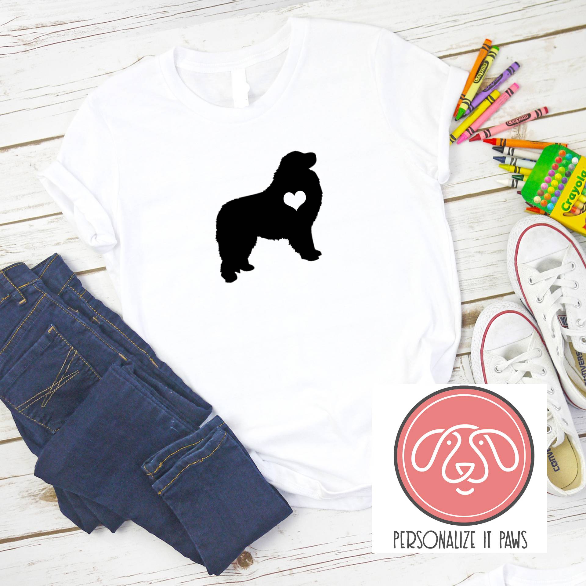 Große Pyrenäen Jugend T-Shirt von Personalizeitpaws