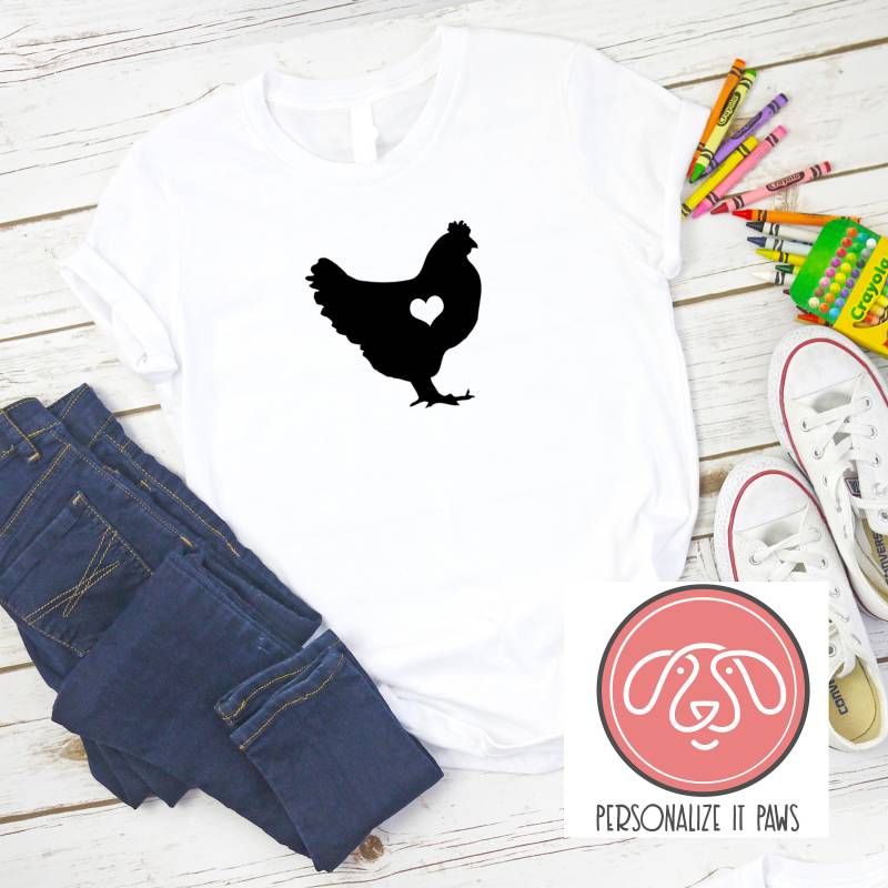 Henne Huhn Jugend T-Shirt Henne Huhn Jugend T-Shirt von Personalizeitpaws