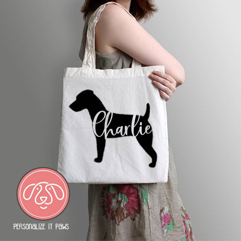 Jack Russell Terrier Einkaufstasche Jack Russell Terrier Einkaufstasche von Personalizeitpaws