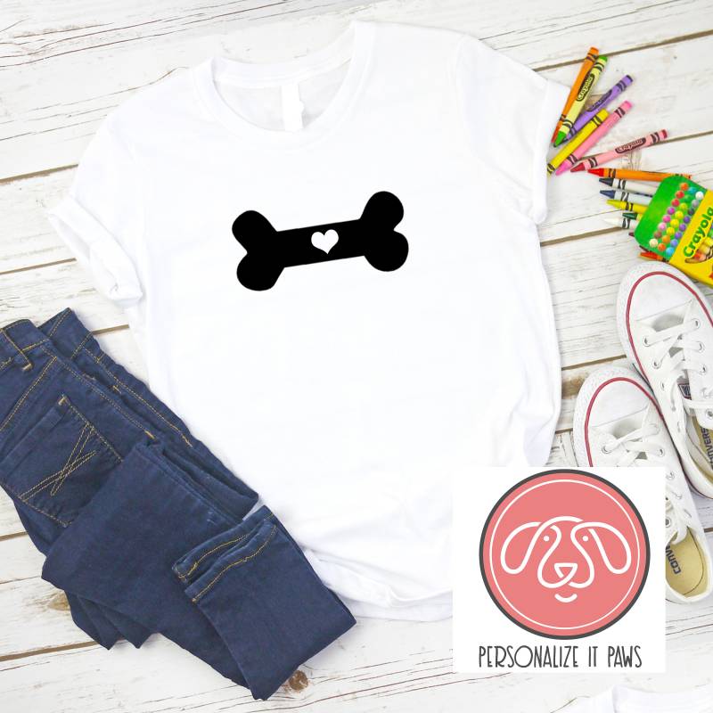 Knochen Jugend T-Shirt Knochen Jugend T-Shirt von Personalizeitpaws