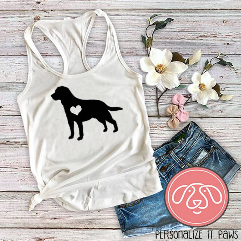 Labrador Retriever Dog Mom Damen Tank Top von Personalizeitpaws