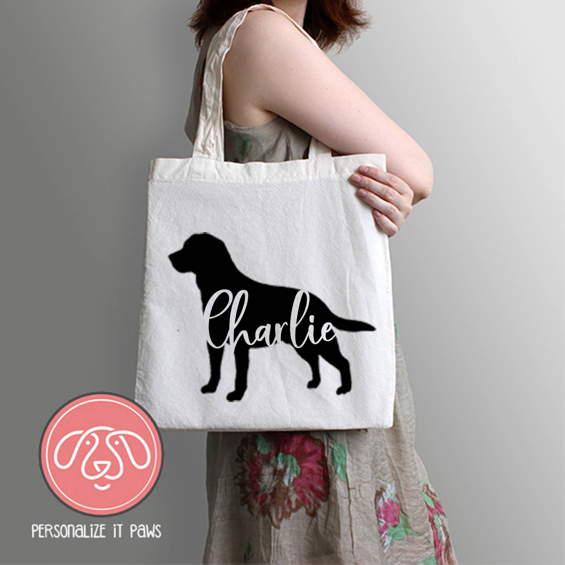 Labrador Retriever Einkaufstasche von Personalizeitpaws
