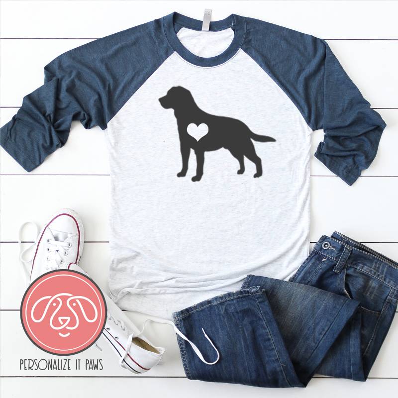 Labrador Retriever Raglan Labrador Retriever Raglan von Personalizeitpaws