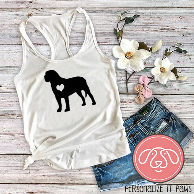 Mastiff Dog Mom Damen Tank Top von Personalizeitpaws