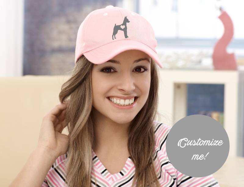 Min Pin Hut von Personalizeitpaws