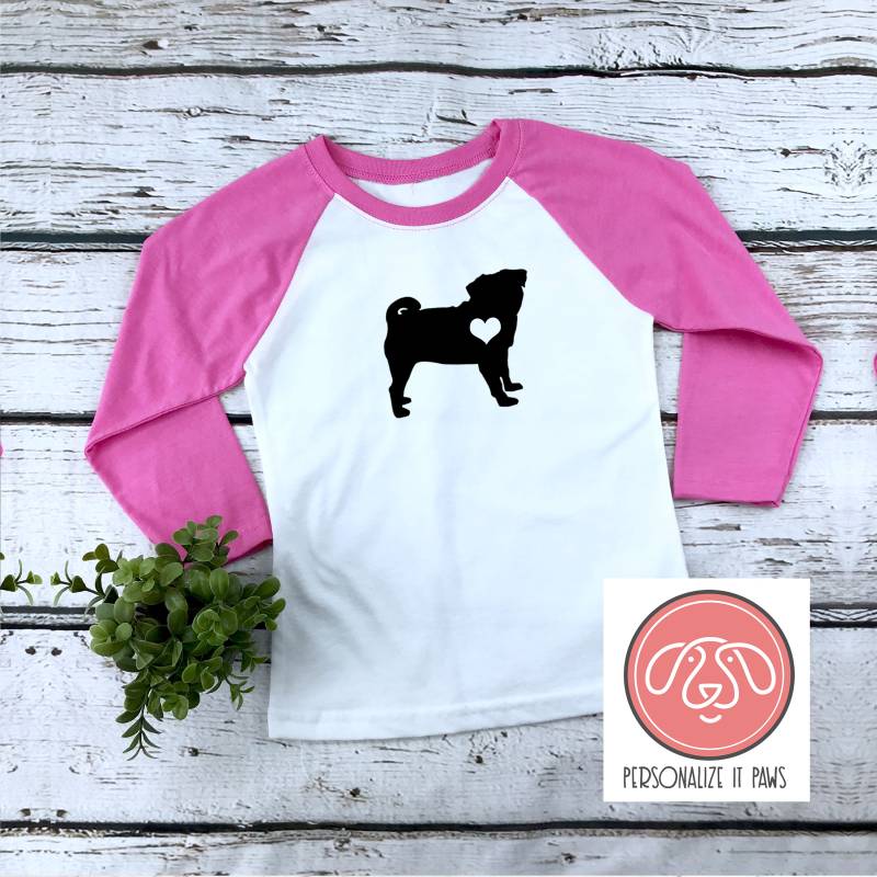 Mops Jugend Shirt Mops Jugend Shirt von Personalizeitpaws
