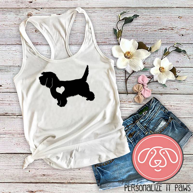 Petit Basset Griffon Vendeen Dog Mom Damen Tank Top von Personalizeitpaws