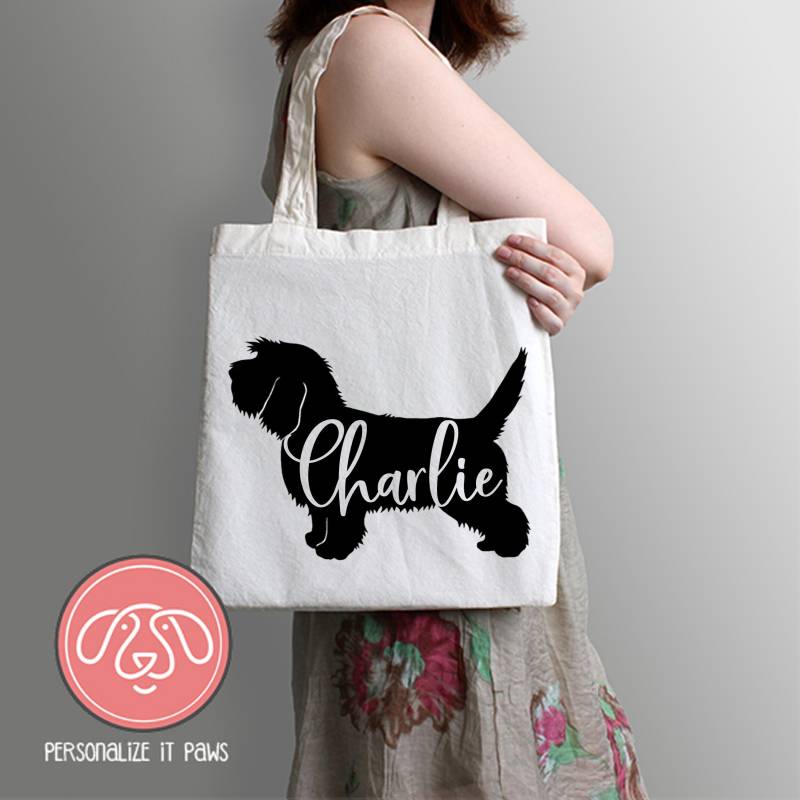 Petit Basset Griffon Vendeen Einkaufstasche von Personalizeitpaws