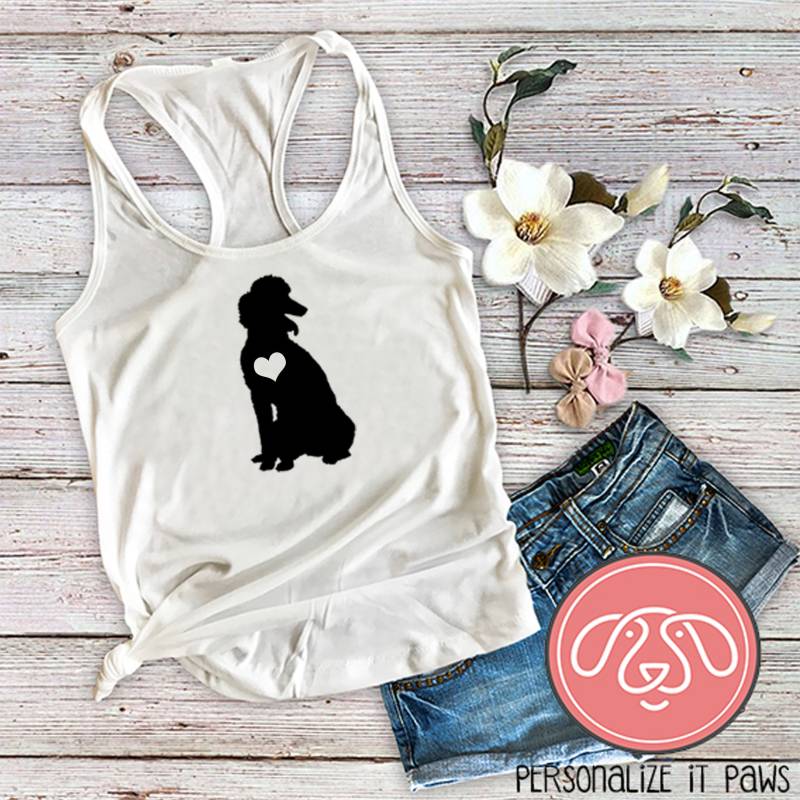 Pudel Hund Mama Damen Tank Top von Personalizeitpaws
