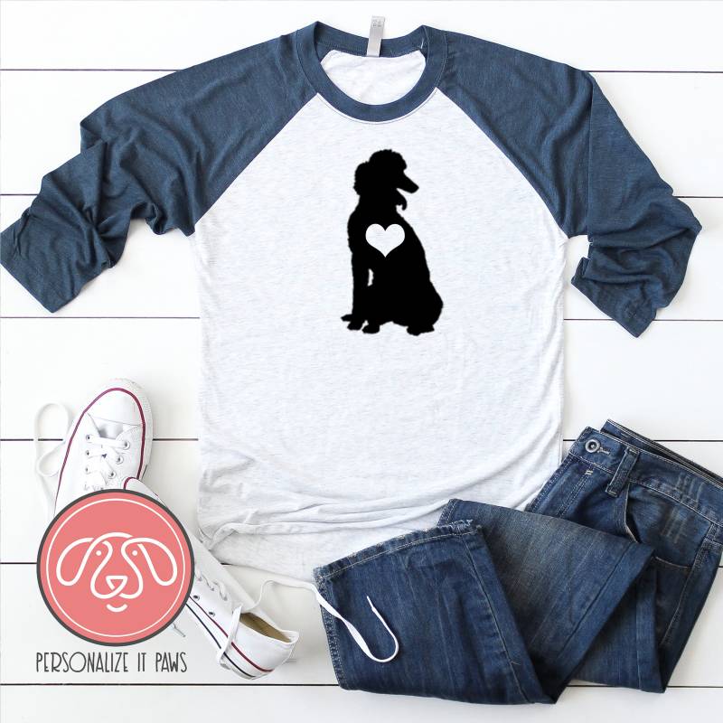 Pudel Raglan Pudel Raglan von Personalizeitpaws