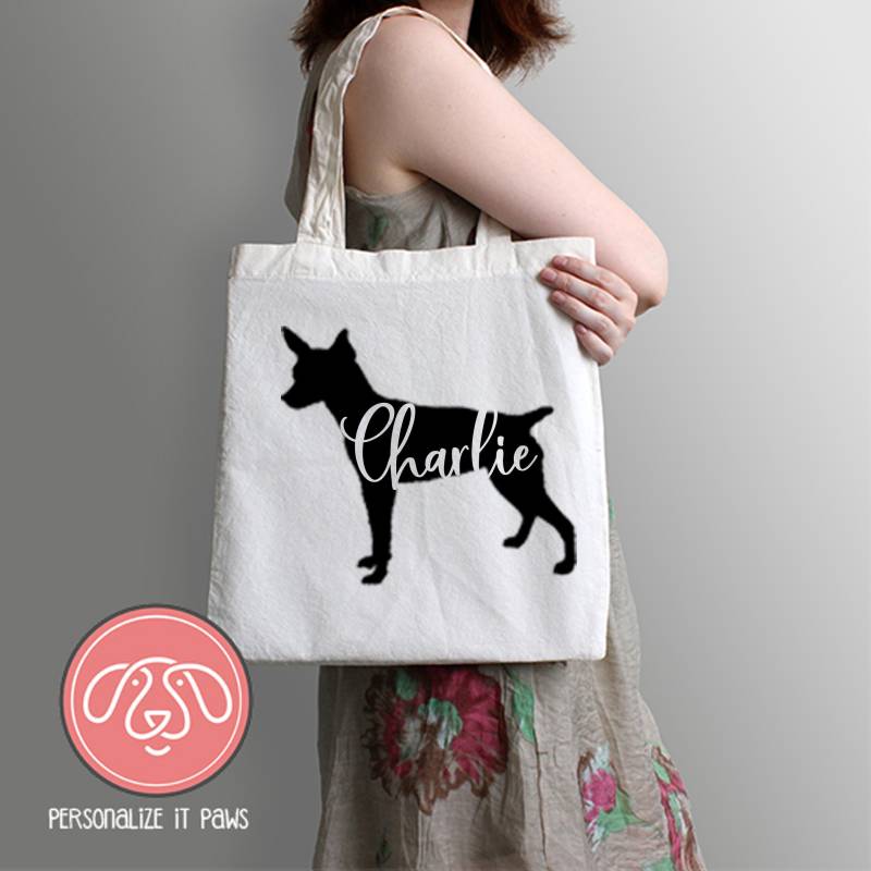 Rat Terrier Einkaufstasche Rat Terrier Einkaufstasche von Personalizeitpaws