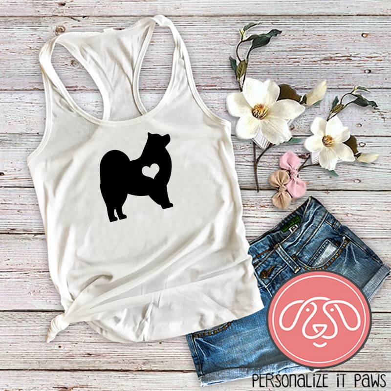 Samoyed Dog Mom Damen Tank Top von Personalizeitpaws