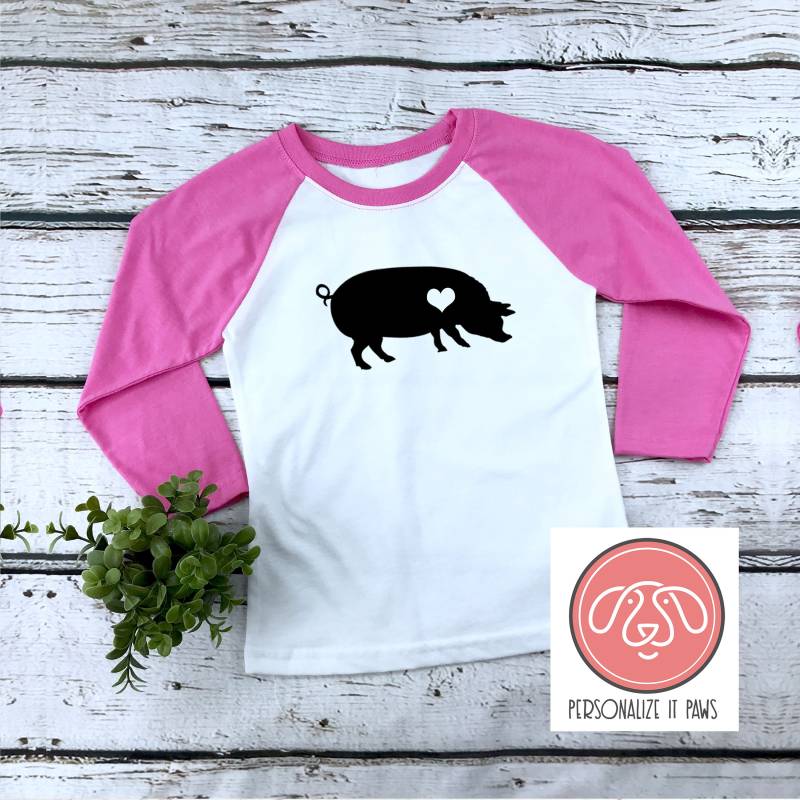 Schwein Jugendshirt Schwein Jugendshirt von Personalizeitpaws