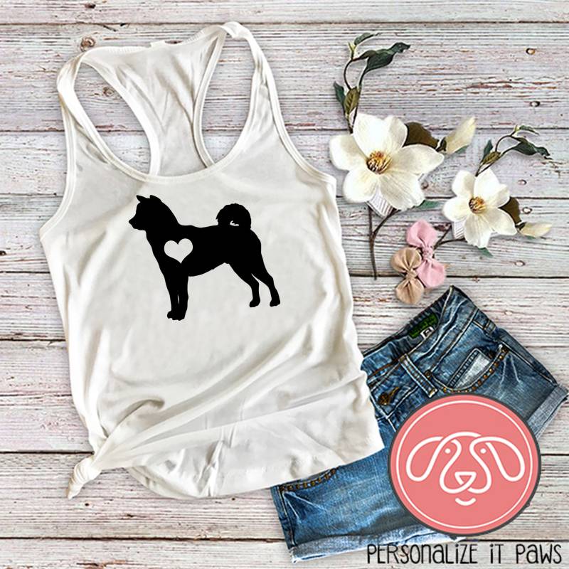 Shiba Inu Hund Mama Damen Tank Top von Personalizeitpaws